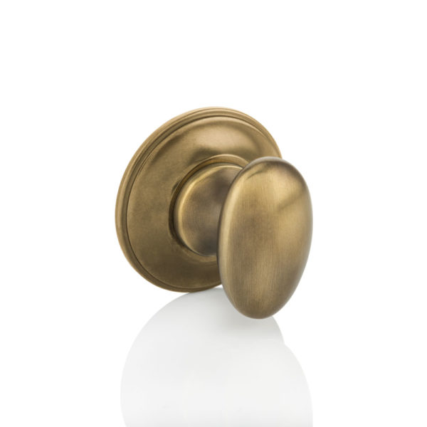 Aged Brass Thumbturn on a Beehive Round Rose - From the Anvil - 45733 at  Simply Door Handles, 45733